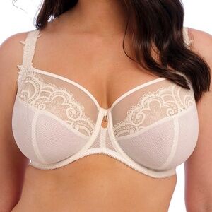 NEW Fantasie Cerys Bridal Lace Side Support Underwire Bra 103101 Cream Pink CRK